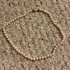 Fred of Paris authentic Pearl 18k gold necklace